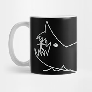 Chalkboard Jaws Mug